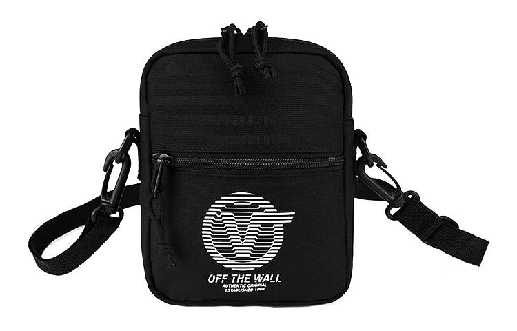 Vans Vans Canvas Shoulder Bag, Crossbody Bag Regular Unisex Black
