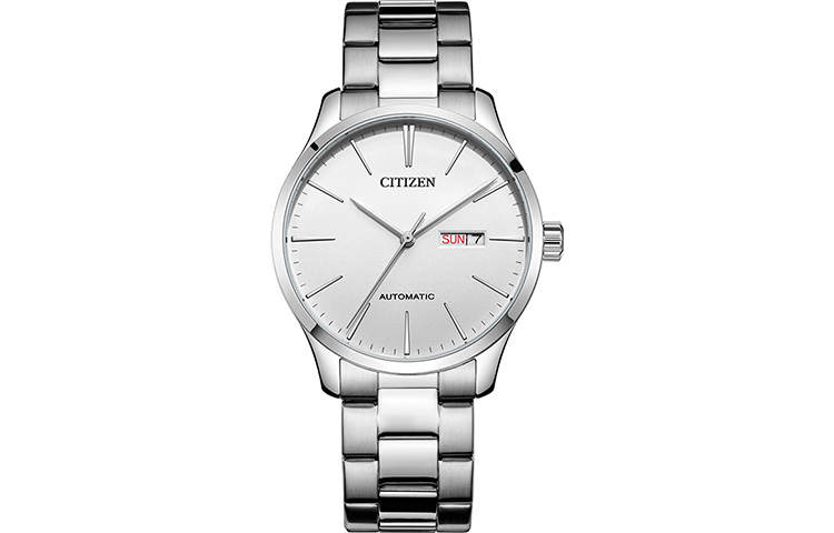 CITIZEN Automatic Mechanical Movement Stainless Steel Strap Watch Men's Watches Silver Dial