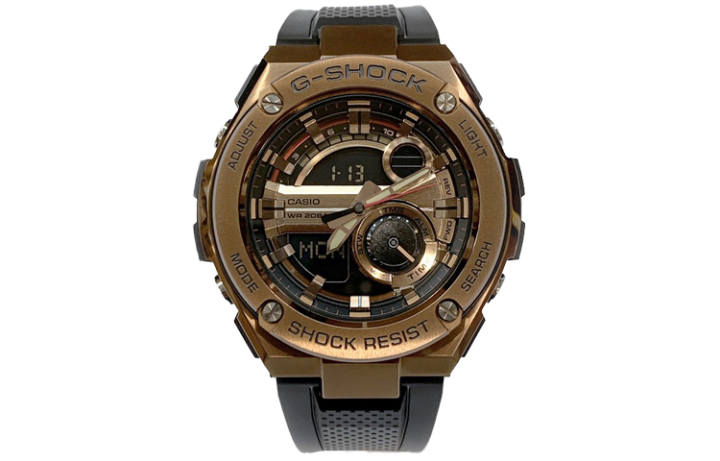 CASIO CASIO Men G-STEEL Series Gold Watch GST-210B-4A