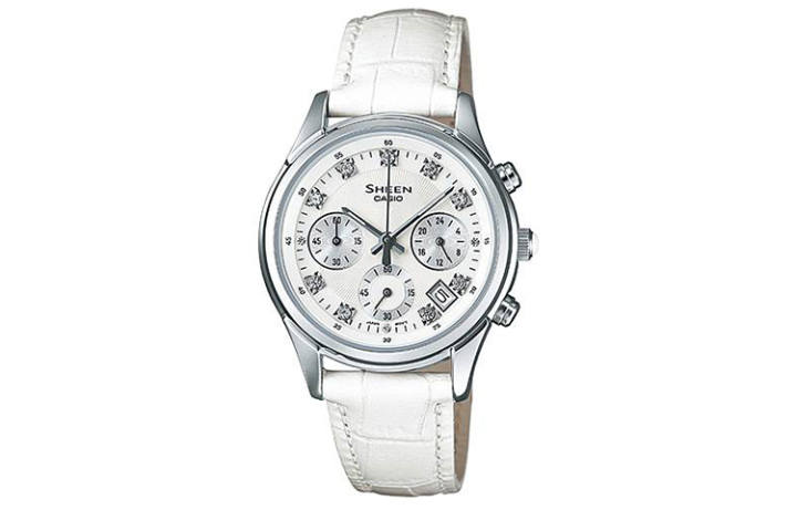 CASIO CASIO Women's SHEEN White Watch SHE-5023L-7A