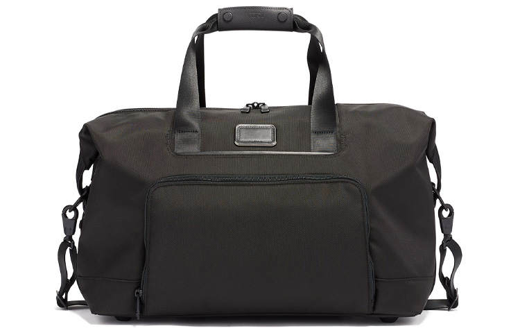 TUMI Alpha 3 Nylon Fabric Handbag, Crossbody Bag, Travel Bag Men's Black
