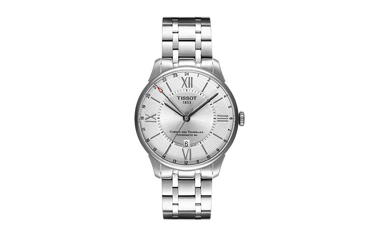 TISSOT Tourelles Collection Automatic Mechanical Movement 50m Waterproof Men's Watches Watch Silver Dial