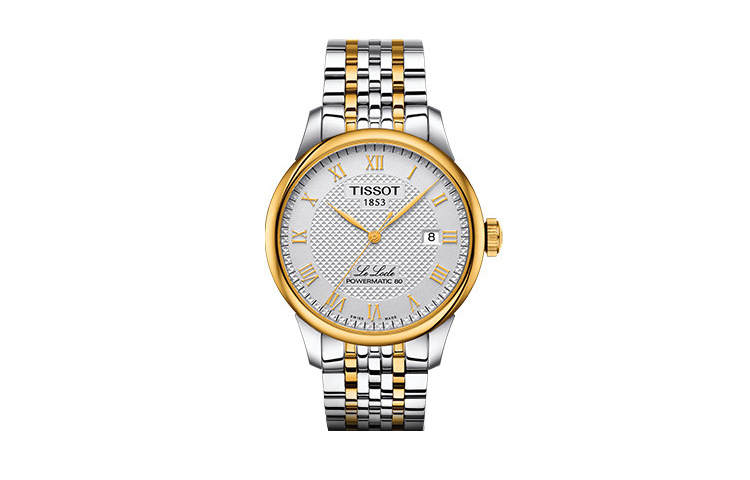 TISSOT Le Locle Collection Automatic Mechanical Movement Men's Watches Watch 39.3mm Silver Dial