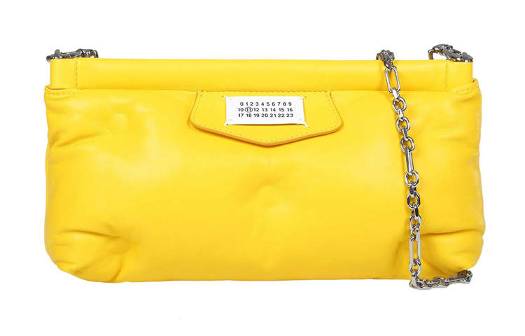 Maison Margiela Leather Shoulder Bag Women's Yellow