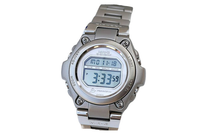 CASIO CASIO Men MR-G Series Silver Watch MRG-100WF-7T