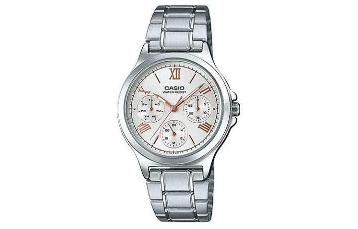 CASIO CASIO Women's Standard Series Silver Watch LTP-V300D-7A2