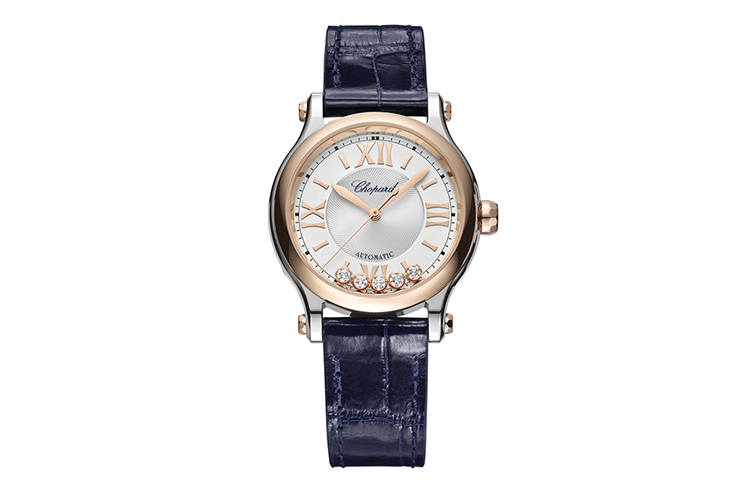 CHOPARD HAPPY SPORT Happiness 5 Diamonds Automatic Mechanical Movement 30m Waterproof Women's Watch 33mm