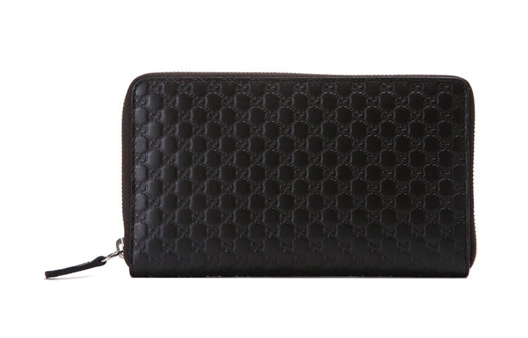 GUCCI GUCCI Leather Wallet Men's Black