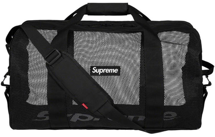 Supreme Supreme Mesh Gym Bag Handbag Regular Unisex Black