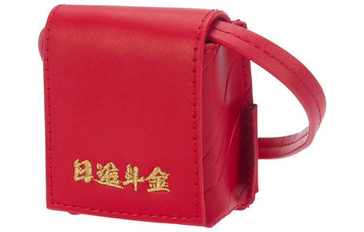 Li-Ning Li Ning Sports Life Collection Polyester One Shoulder Crossbody Earphone Case Regular Unisex Red