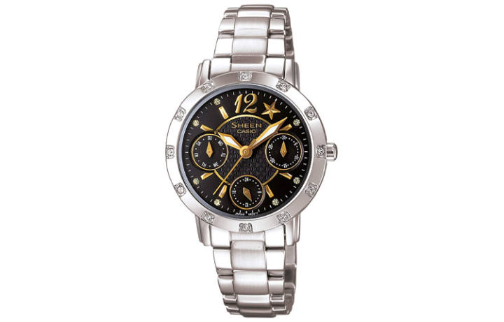 CASIO CASIO Women's SHEEN Black Watch SHN-3020D-1ADR