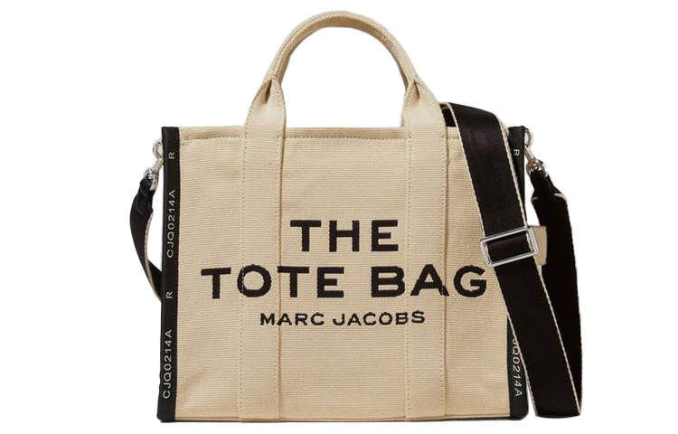 MARC JACOBS MARC JACOBS The Jacquard Tote Bag Medium Warm Sand