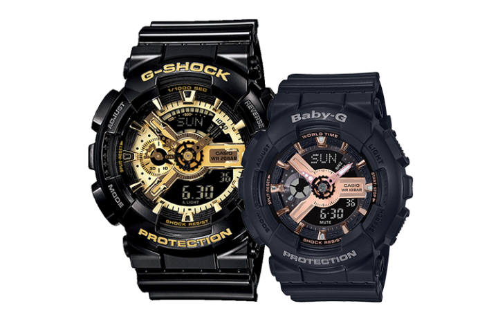 CASIO CASIO Unisex Pair Table Series Black Watch