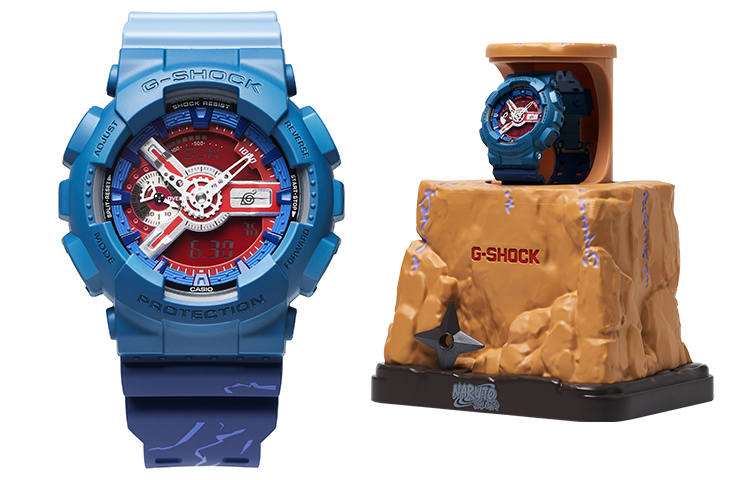 G-SHOCK G SHOCK Theme Collection Naruto Shippuden Collaboration 200m Waterproof Quartz Movement Resin Strap