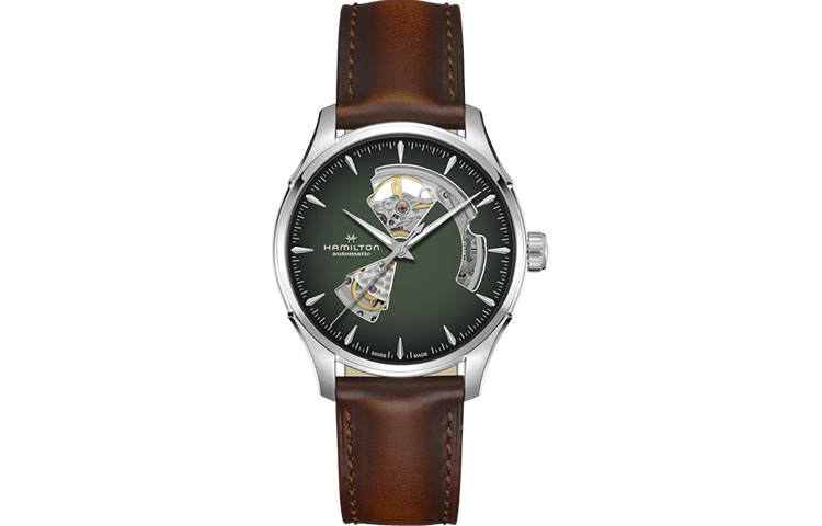 HAMILTON Jazz Series Automatic Mechanical Movement Men's Watches Watch 40mm Skeleton Dial Stainless Steel Case