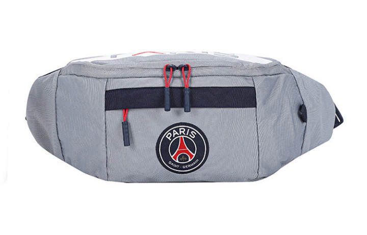 Jordan Jordan Paris, Collaboration Polyester Shoulder Bag, Crossbody Bag, Sling Bag, Fanny Pack Regular Unisex Gray