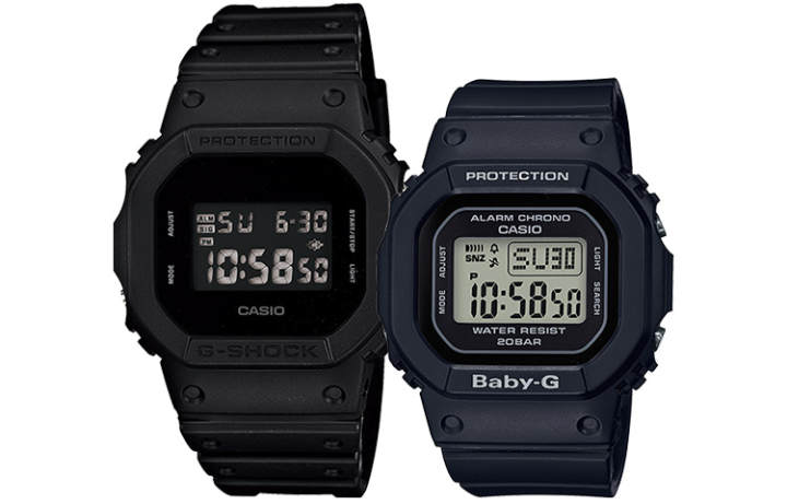 CASIO CASIO Unisex Pair Table Series Black Watch