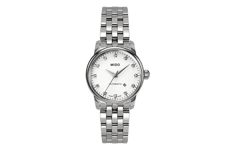 MIDO Baroncelli Automatic Mechanical Movement Fashion Women's Watch 29mm Silver Dial