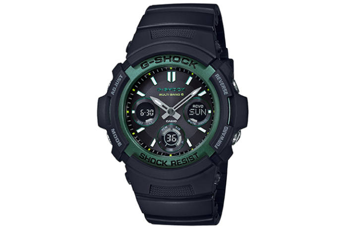 CASIO CASIO Men Liquid Crystal/Analog Dual Display Series Black Watch
