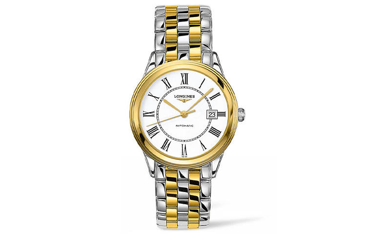LONGINES Military Flag Collection Automatic Mechanical Movement 30m Waterproof Men's Watch 38.5mm White Dial