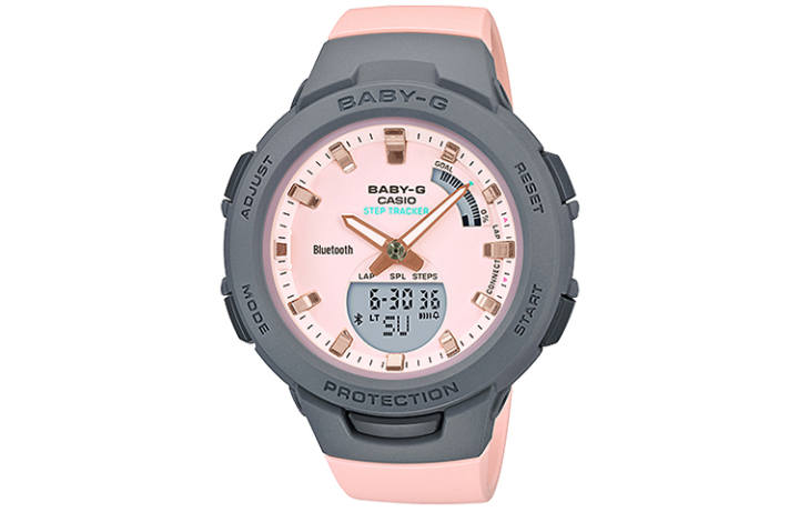 CASIO CASIO Women's BABY-G Pink Watch BSA-B100MC-4A