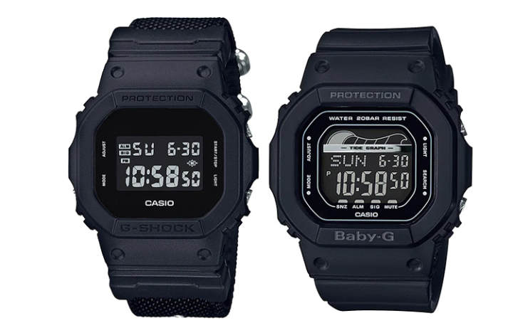 CASIO CASIO Unisex Pair Table Series Black Watch