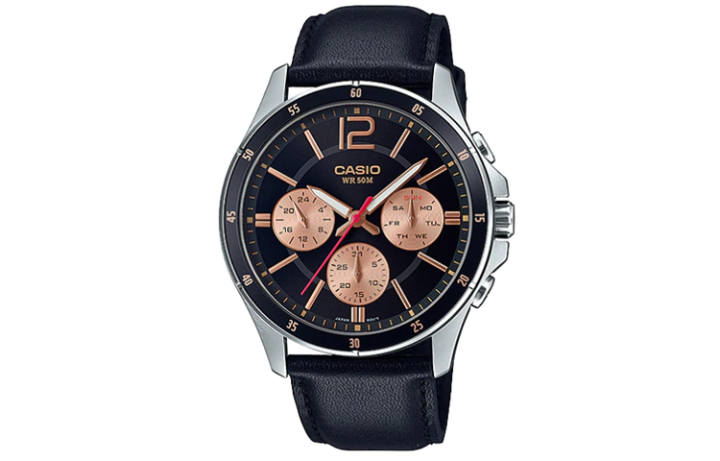 CASIO CASIO Men Standard Series Black Watch MTP-1374L-1A2