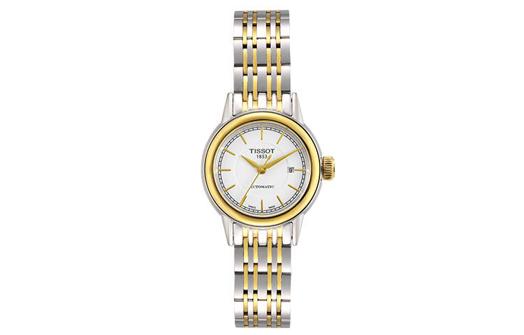 TISSOT Kason Zen I Collection Automatic Mechanical Movement 30m Waterproof Women's Watch 28.5mm White Dial