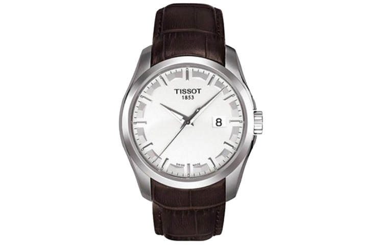 TISSOT Classic Collection Quartz Movement Men's Watches Watch 39mm White Dial Stainless Steel Case