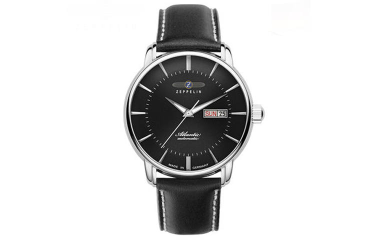 ZEPPELIN Quartz Movement 50m Waterproof Men's Watches Watch Black Dial Stainless Steel Case