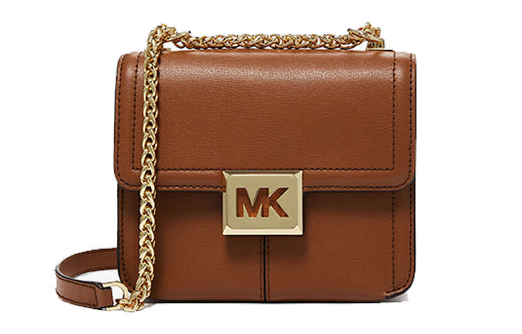 MICHAEL KORS Sonia Cow Leather Crossbody Bags Small Women's Brown