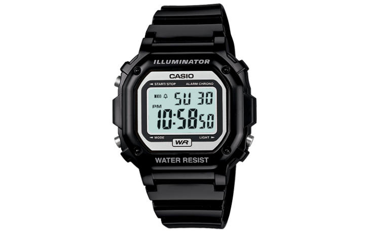 CASIO CASIO DIGITAL Small Block Quartz Movement Resin Strap Watch Men's Watches Blue Dial