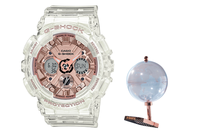 CASIO CASIO G SHOCK Special Watch Box, Custom Earth Instrument Box Quartz Movement Resin Strap Watch