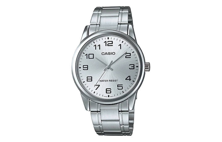 CASIO CASIO Men Standard Series Silver Watch MTP-V001D-7B