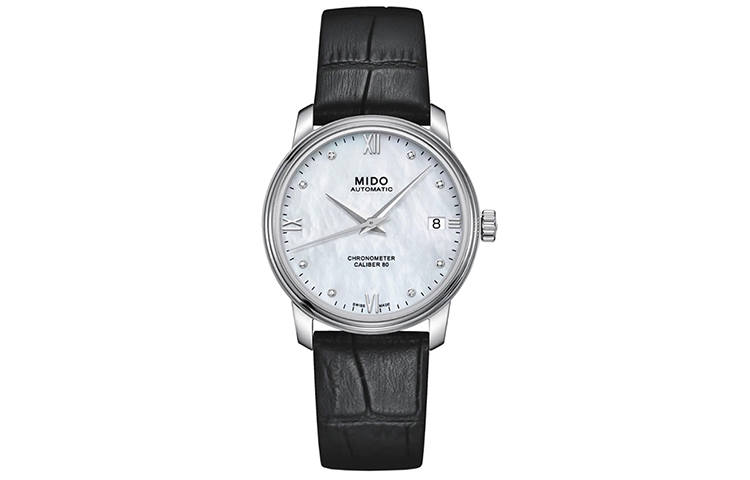 MIDO Baroncelli Automatic Mechanical Movement Women's Watch 34mm Mother of Pearl Color Watch Dial