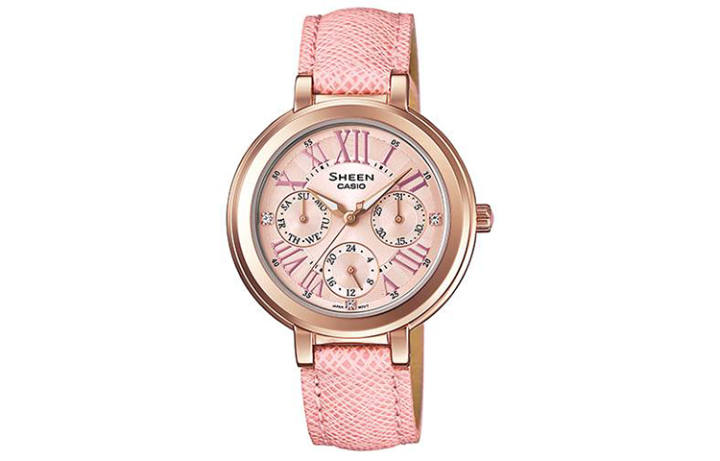 CASIO CASIO Women's SHEEN Pink Watch SHE-3034GL-4A