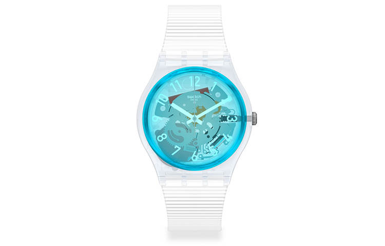 SWATCH SWATCH Unisex 34mm Blue Watch GW215