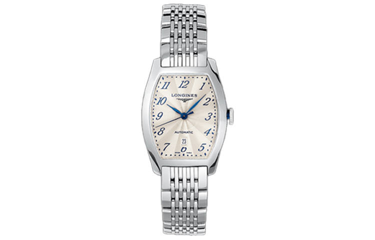 LONGINES Collection Automatic Mechanical Movement 30m Waterproof Women's Watch 26mm*30.6mm Silver Dial