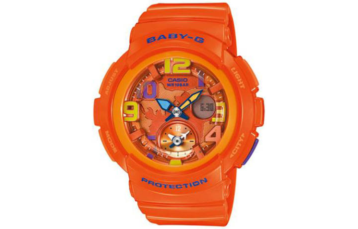 CASIO CASIO Women's BABY-G Orange Watch BGA-190-4B