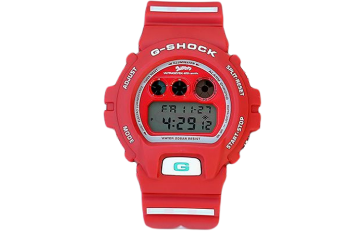CASIO CASIO Men G-SQUAD Series 50mm Red Watch DW-6900BUL7-9