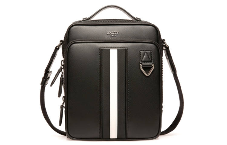 BALLY BALLY Stripe Trim Crossbody Bag
