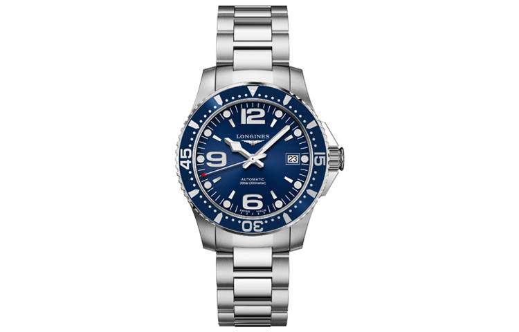 LONGINES Comcast Diving Collection Automatic Mechanical Movement Date Display Men's Watches Watch 39mm Blue Dial