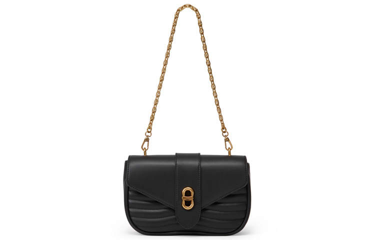 CHARLES&KEITH PU, Leather, Fabric Charles & Keith Shoulder Bag Small Women's Multicolor