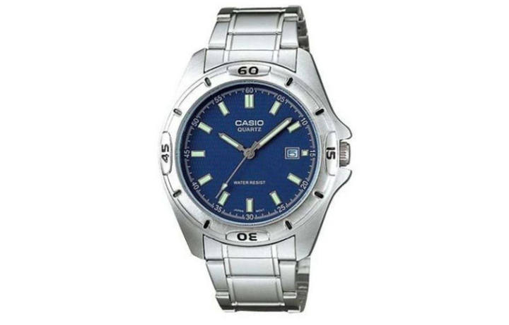 CASIO CASIO Men Standard Series Blue Watch MTP-1244D-2ADF