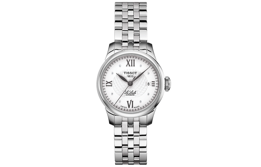 TISSOT Le Locle Collection Automatic Mechanical Movement Women's Watch 25.3mm Silver Dial