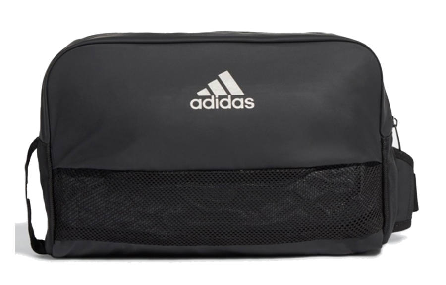 Adidas Adidas Polyester Athletic Shoes Bag Clutch Unisex Black