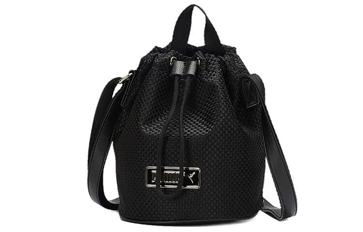 PUMA Fabric Bucket Bag, Shoulder Bag Women's Black