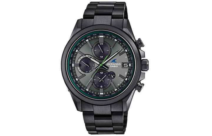 CASIO CASIO OCEANUS Collection Round Multifunctional Dial Solar Quartz Movement Watch Men's Watches
