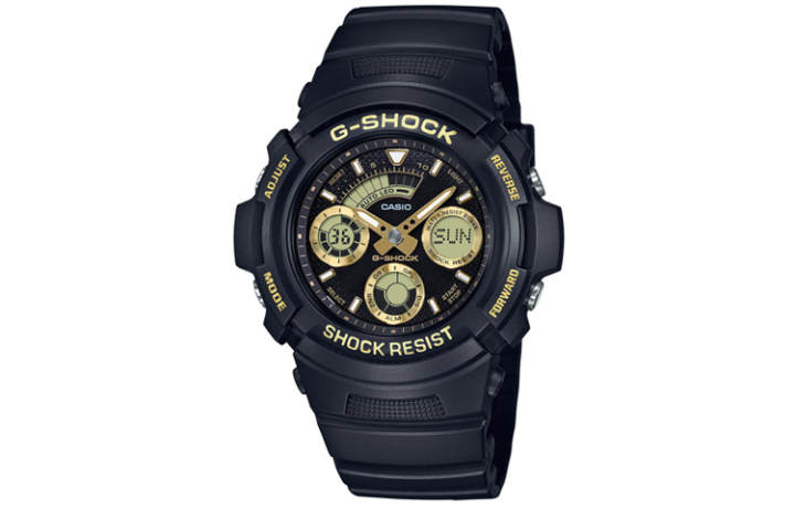 CASIO CASIO Men Liquid Crystal/Analog Dual Display Series 52mm Black Watch