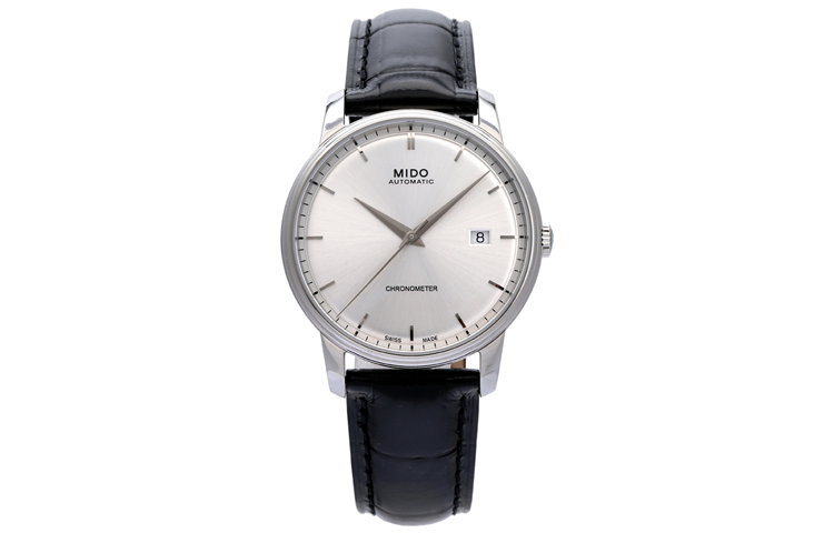 MIDO Baroncelli Automatic Mechanical Movement Men's Watches Watch 39mm Silver Dial Stainless Steel Case